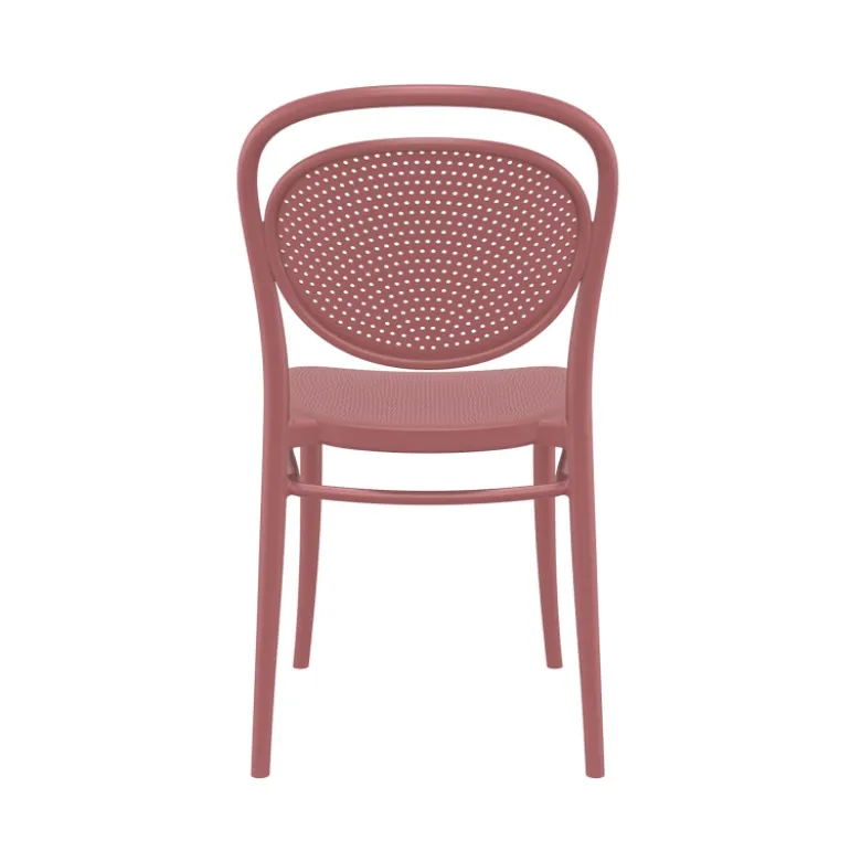 Marcel Chaise moderne empilable en polypropylène