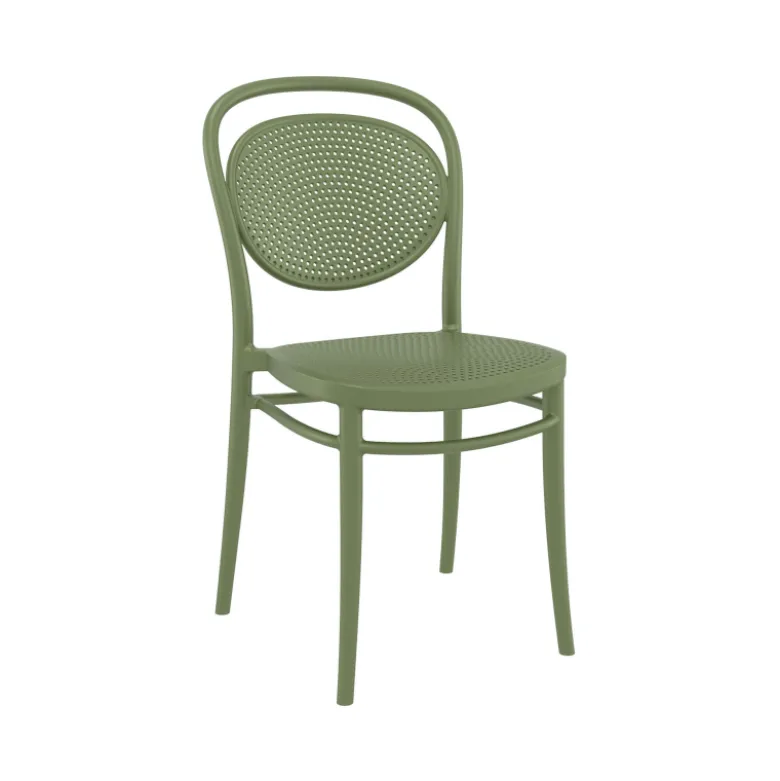 Marcel Chaise moderne empilable en polypropylène