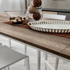 Mario Grande table extensible rectangulaire en stratifié