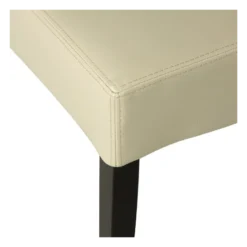 Matias Chaise contemporaine en synthétique et bois