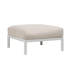 Maximo Pouf de jardin en polypropylène et tissu