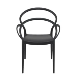 Mila Fauteuil design empilable en polypropylène