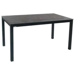 Millenium 4 Table rectangulaire en dekton et pieds en métal