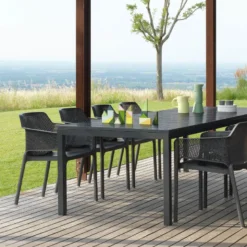 Net Fauteuil de terrasse moderne en polypropylène