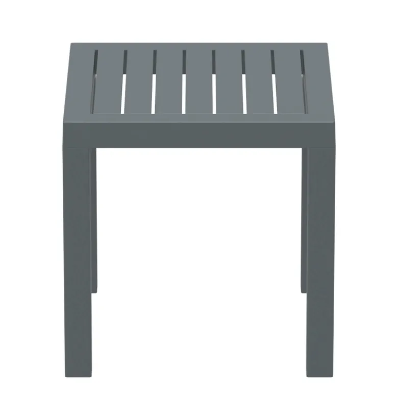 Ocean Side Table basse d’appoint carrée en résine pour jardin