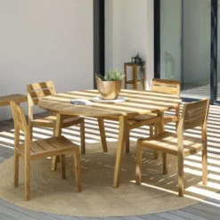 ODAChaise de jardin en teck massif