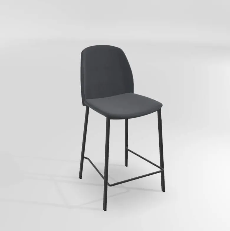 Olivia Tabouret snack moderne en tissu