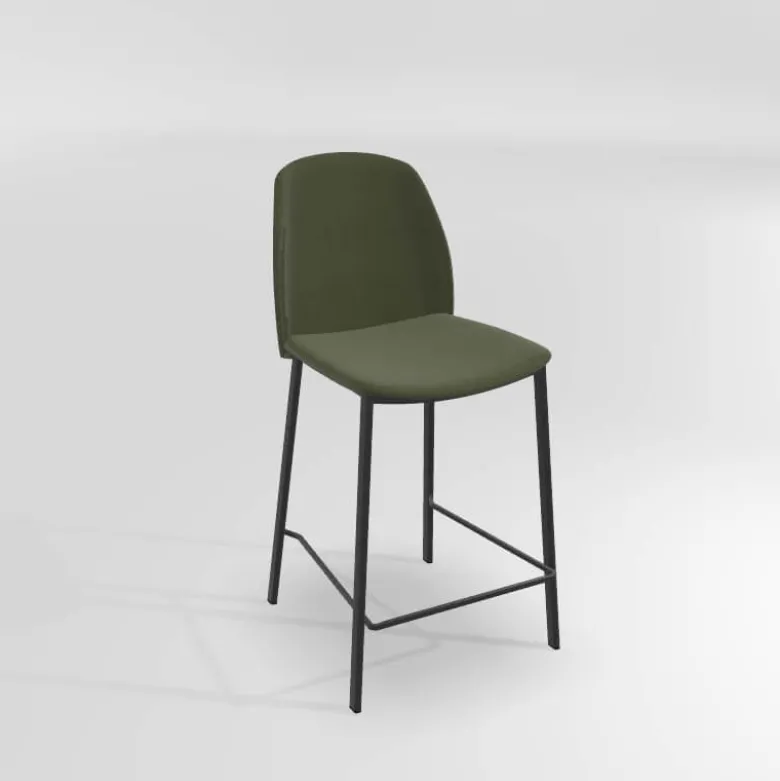Olivia Tabouret snack moderne en tissu