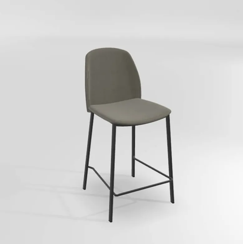Olivia Tabouret snack moderne en tissu