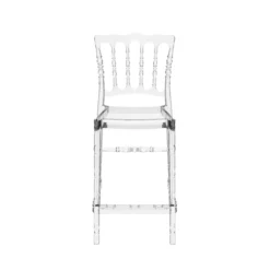 Opera Tabouret snack empilable style Napoléon en polycarbonate transparent