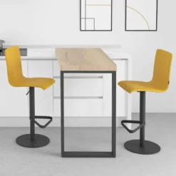 Palma Tabouret réglable contemporain rembourré
