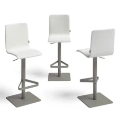 Palma Tabouret réglable contemporain rembourré