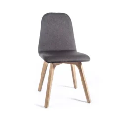 Pandora diamant Chaise de séjour moderne en tissu dos matelassé