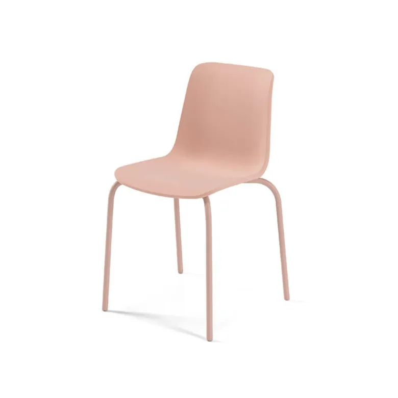 Paris Chaise empilable en polypropylène et métal