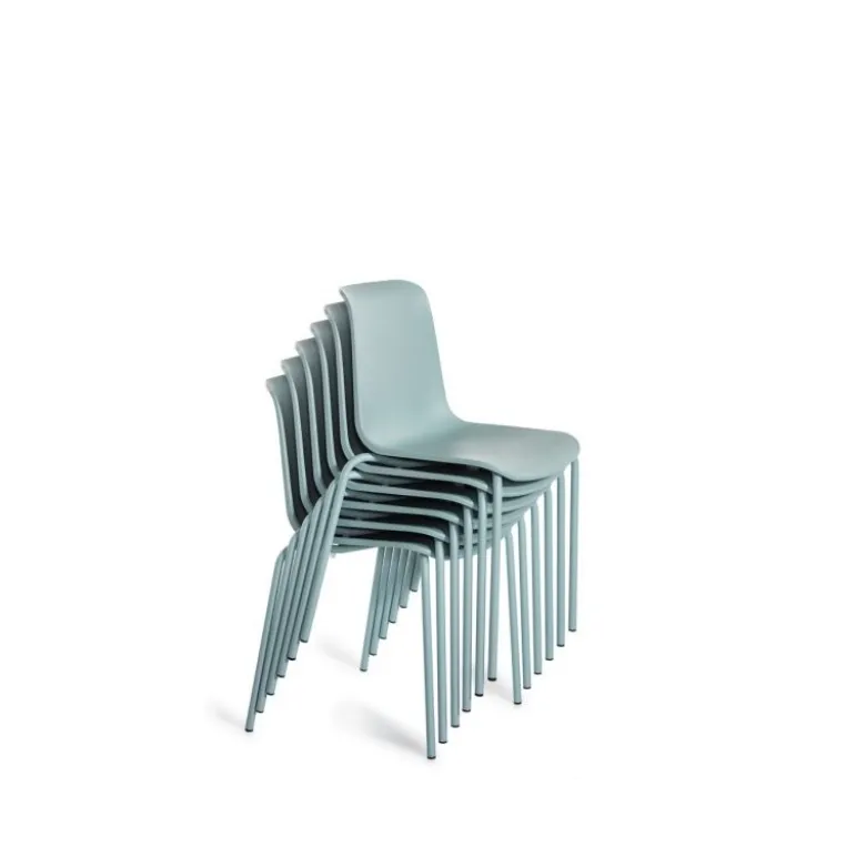 Paris Chaise empilable en polypropylène et métal