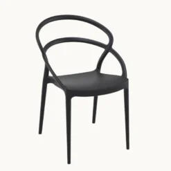 Pia Chaise de jardin tendance empilable en polypropylène
