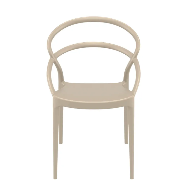 Pia Chaise tendance empilable en polypropylène