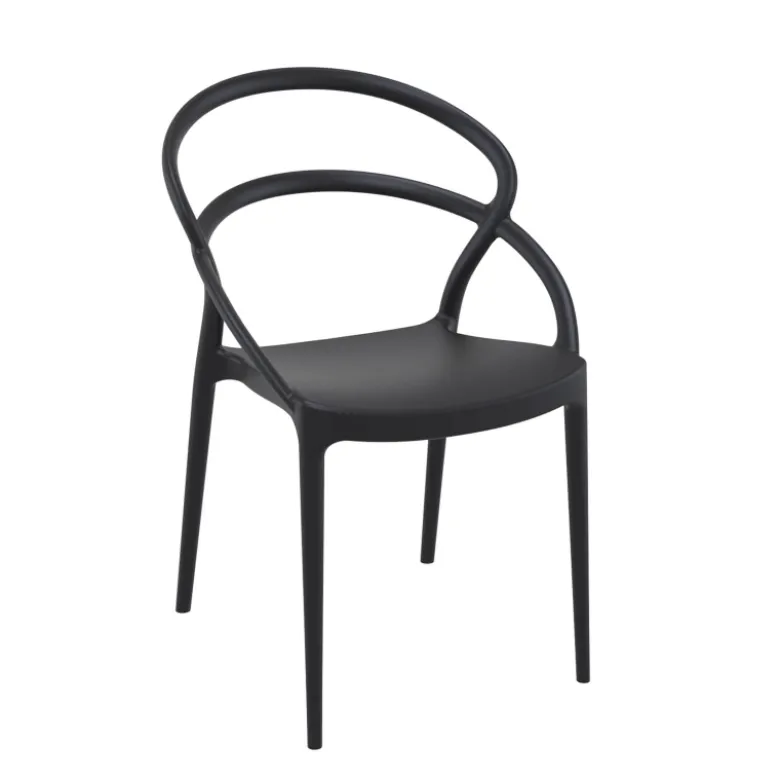 Pia Chaise tendance empilable en polypropylène