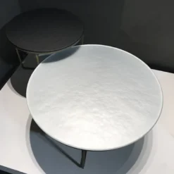 Piktor Sovet Table basse ronde en verre