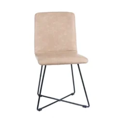 Plaza Chaise design avec pieds filaires en métal