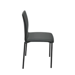 Pro'G Chaise moderne en métal et simili