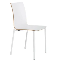 Pro's Chaise moderne en métal et stratifié
