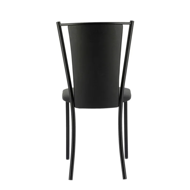 Reina Chaise de cuisine contemporaine en métal et simili
