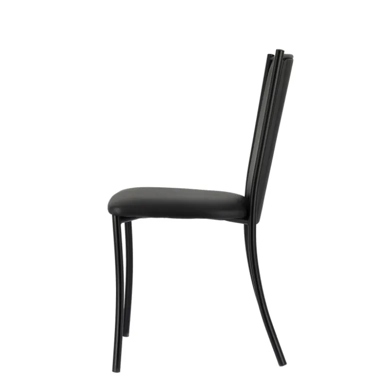 Reina Chaise de cuisine contemporaine en métal et simili
