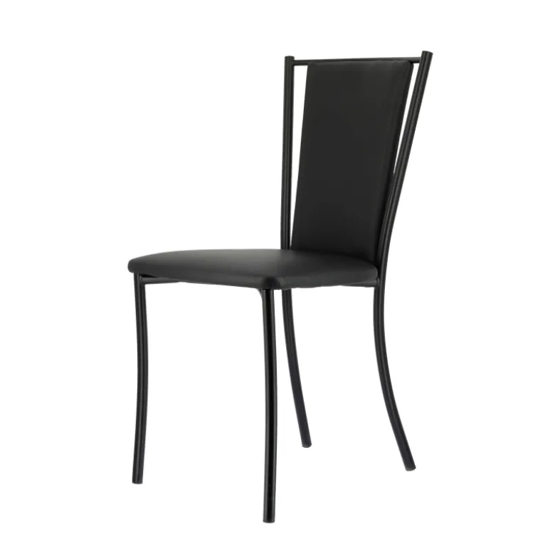 Reina Chaise de cuisine contemporaine en métal et simili