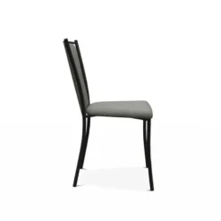 Reina Chaise en tissu de style contemporain fabriquée en Belgique
