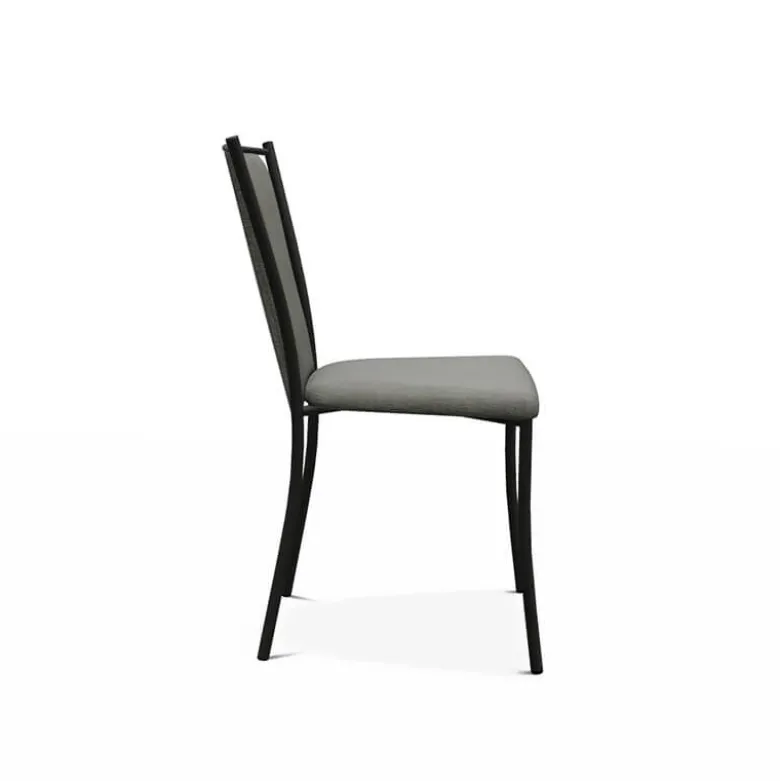 Reina Chaise en tissu de style contemporain fabriquée en Belgique