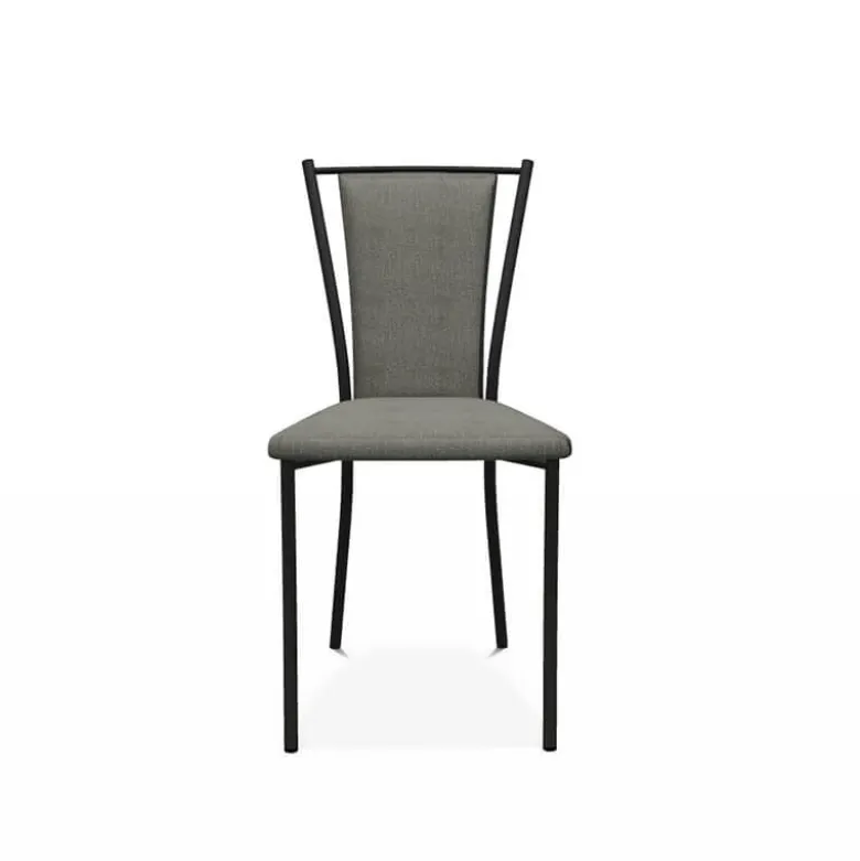 Reina Chaise en tissu de style contemporain fabriquée en Belgique