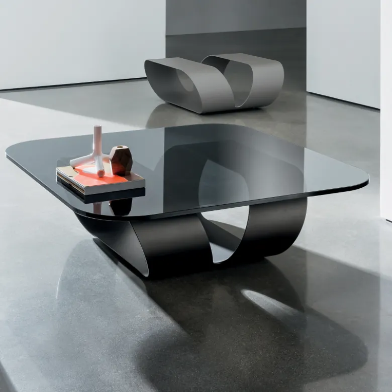 Ring Sovet Table basse design en verre