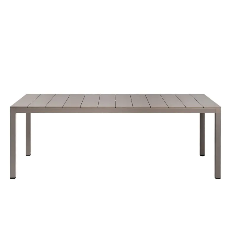 Rio Table de jardin en aluminium rectangulaire fabriquée en Italie