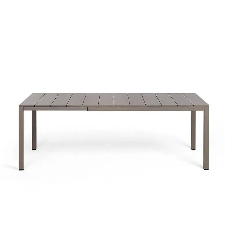 Rio Table de jardin extensible en polypropylène DurelTop et aluminium