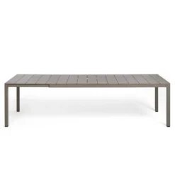 Rio Table de jardin extensible en polypropylène DurelTop et aluminium