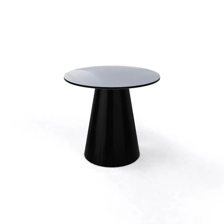 Roller H55 Table d'appoint ronde design italien à pied central