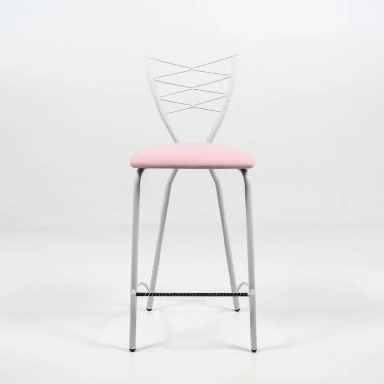Romance Carrier® Tabouret snack contemporain en synthétique et métal