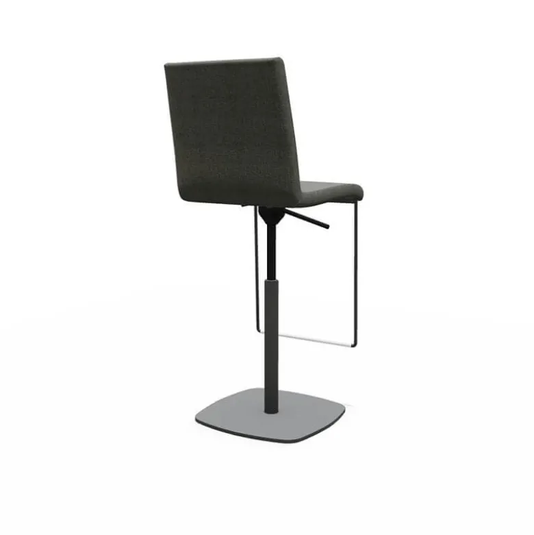 Sherpa Tabouret haut réglable et pivotant en tissu fabriqué en Belgique