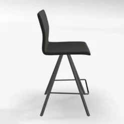 Silva Tabouret snack design tissu et métal