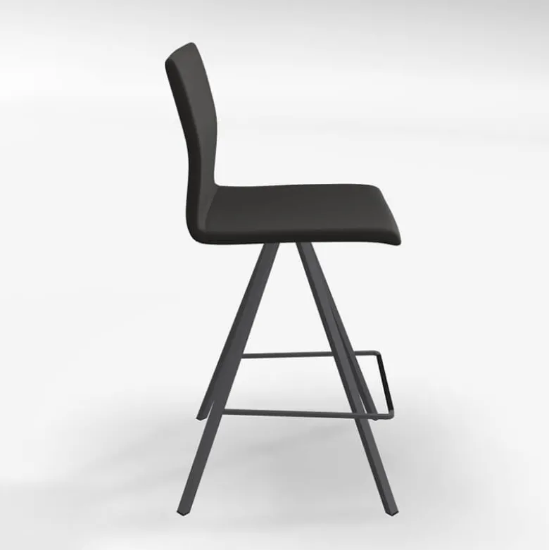 Silva Tabouret snack design tissu et métal