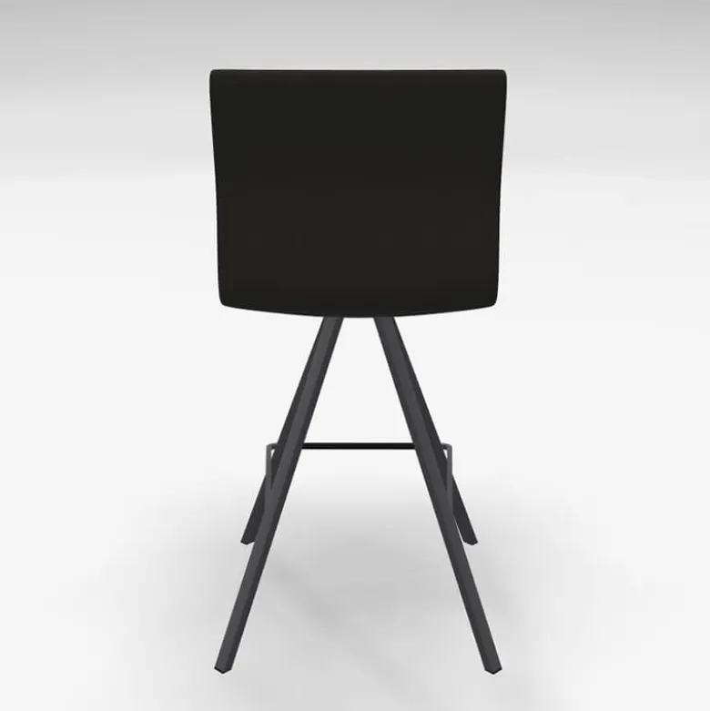 Silva Tabouret snack design tissu et métal