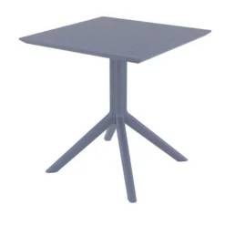 Sky Petite table carrée en résine