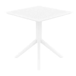 Sky Petite table carrée en résine