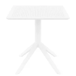 Sky Petite table carrée en résine