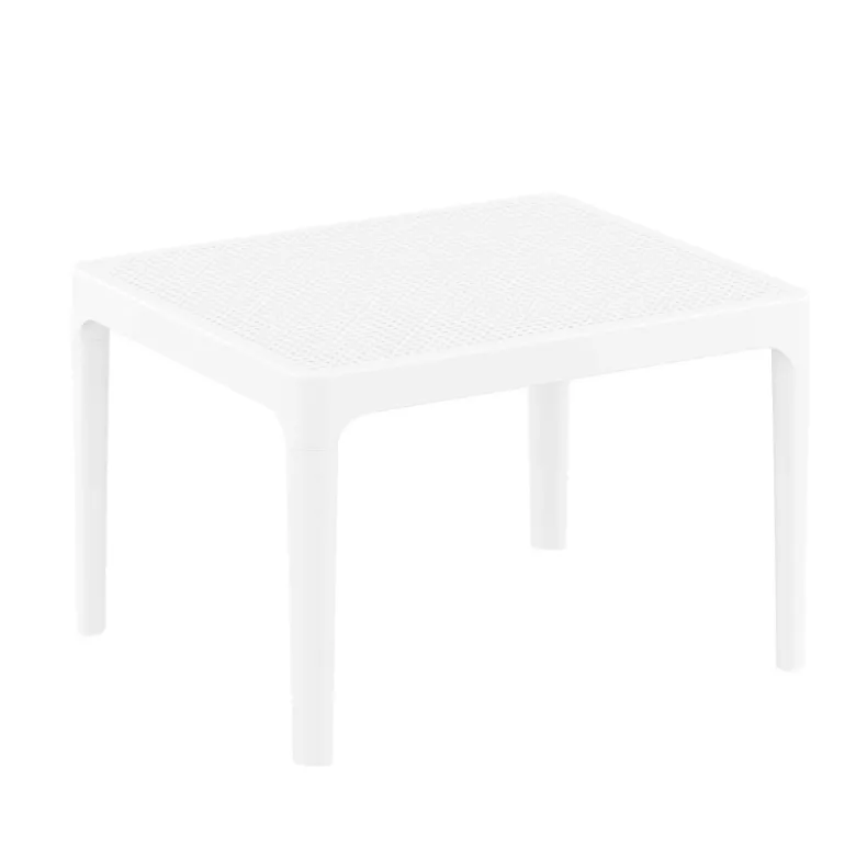 Sky Side Table basse de jardin rectangulaire en résine