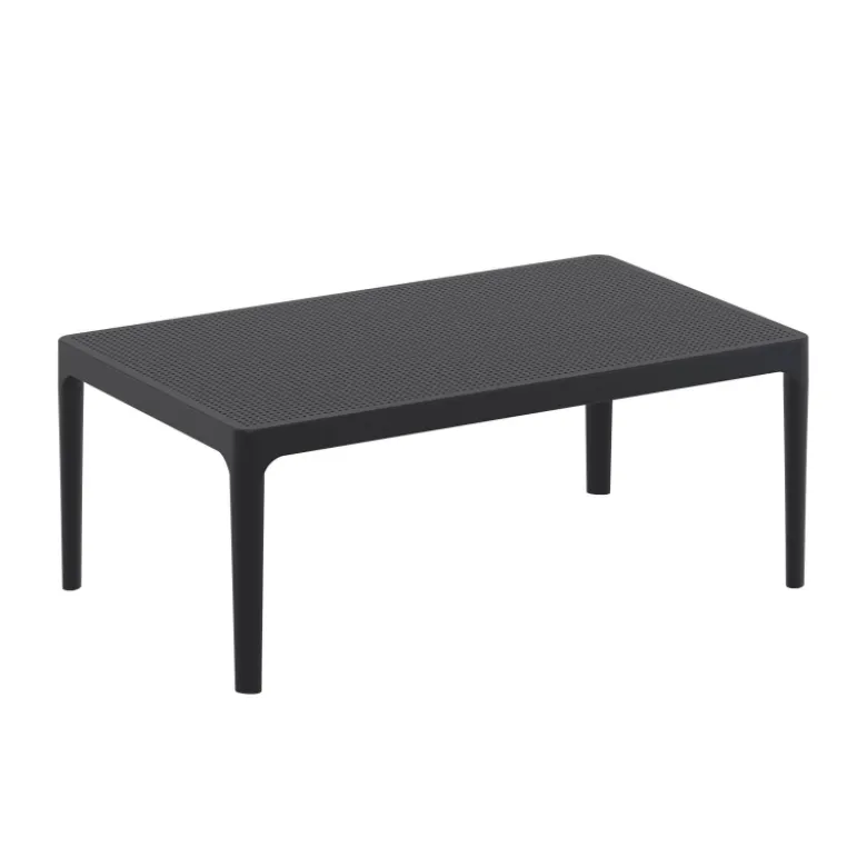 Sky Table basse de jardin rectangulaire en résine