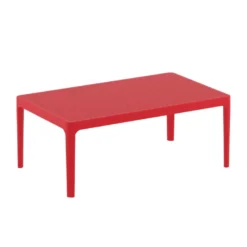 Sky Table basse de jardin rectangulaire en résine