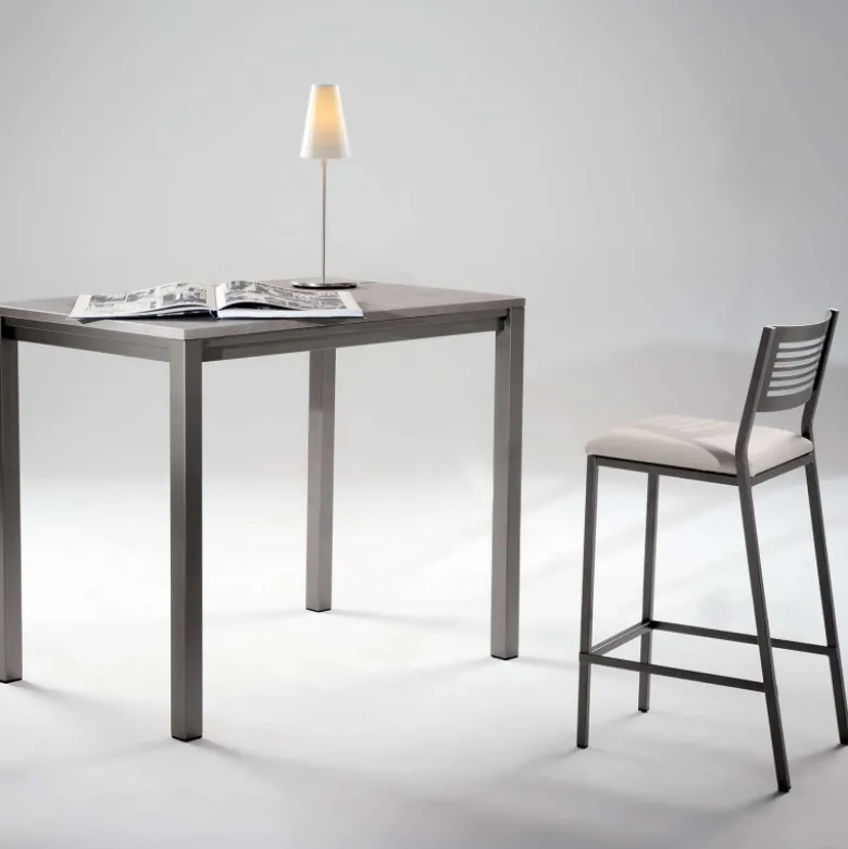 Slide Carrier® Tabouret moderne snack en synthétique et métal