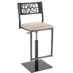 Slide Carrier® Tabouret pivotant et réglable en hauteur style industriel